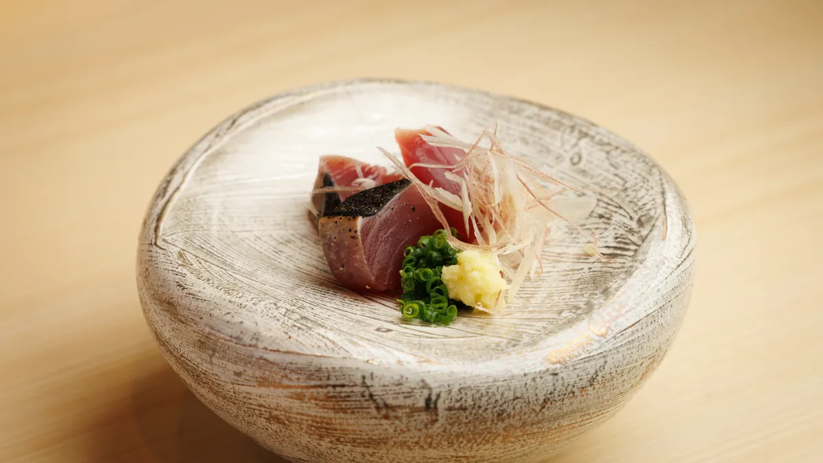 銀座 鮨 しょう介の季節の鮮魚のお造り